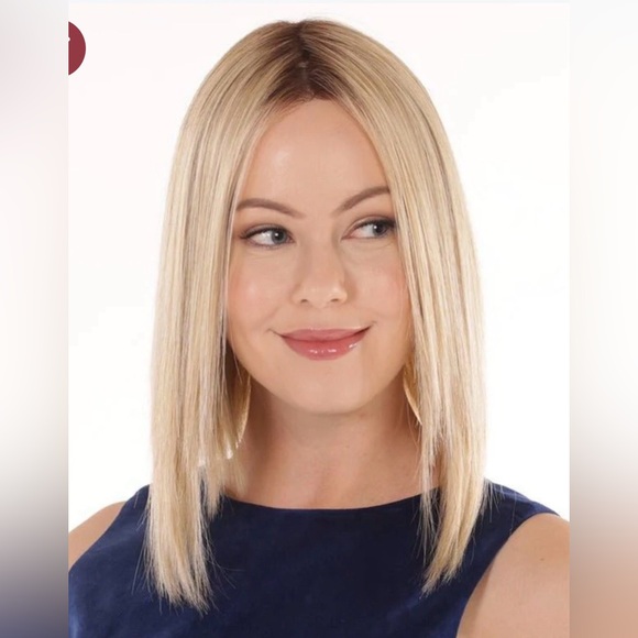 NEW Belle Tress Anatolia Wig In Rootbeer Float Blonde! Beautiful Short Bob - Picture 4 of 8